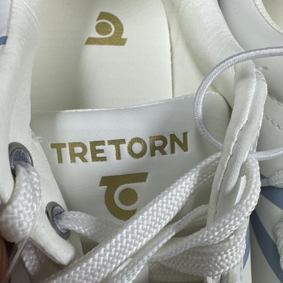 Tretorn “Serve” Women’s White/Blue 8.5 Memory Foam Footbed Sneaker Shoes NEW - Picture 5 of 16